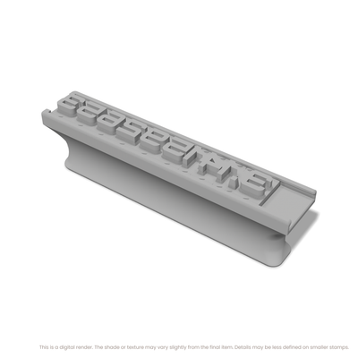 Orbitron | Font Rail Stamp Sets | Letters, Numbers, and Symbols - Ceramind® Tools