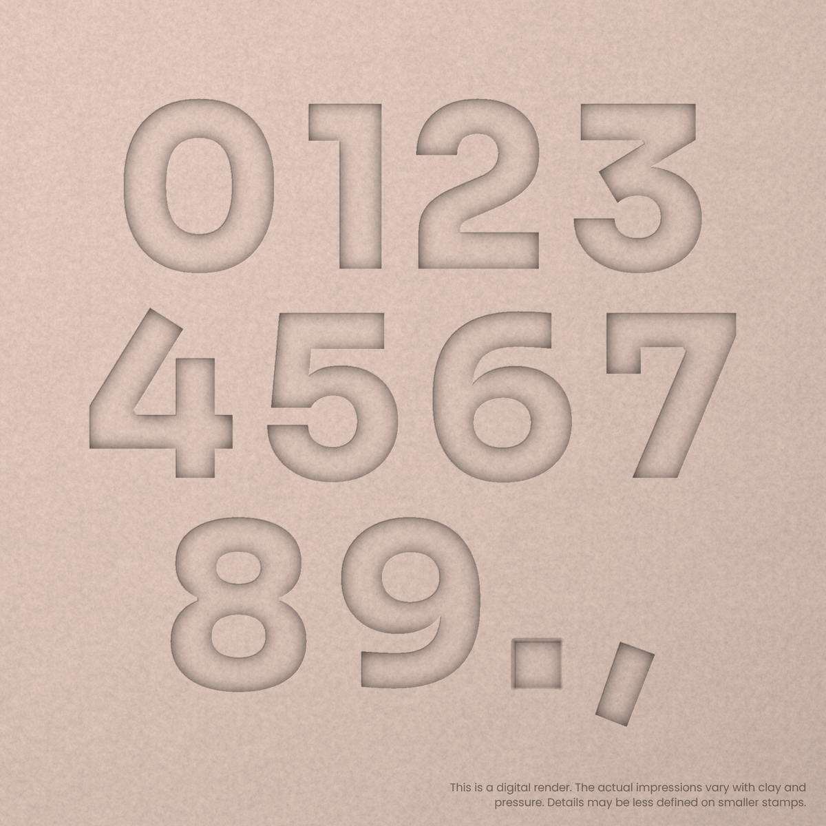 Sora | Font Rail Stamp Sets | Letters, Numbers, and Symbols - Ceramind® Tools