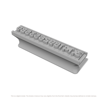 Sora | Font Rail Stamp Sets | Letters, Numbers, and Symbols - Ceramind® Tools