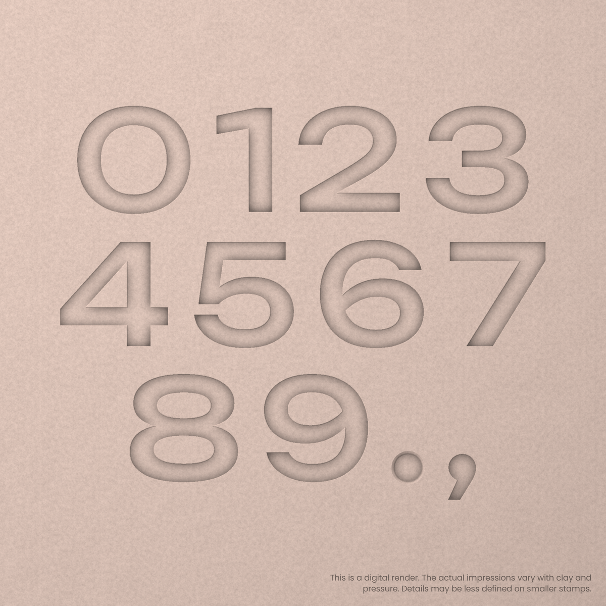 Unbounded | Font Rail Stamp Sets | Letters, Numbers, and Symbols - Ceramind® Tools