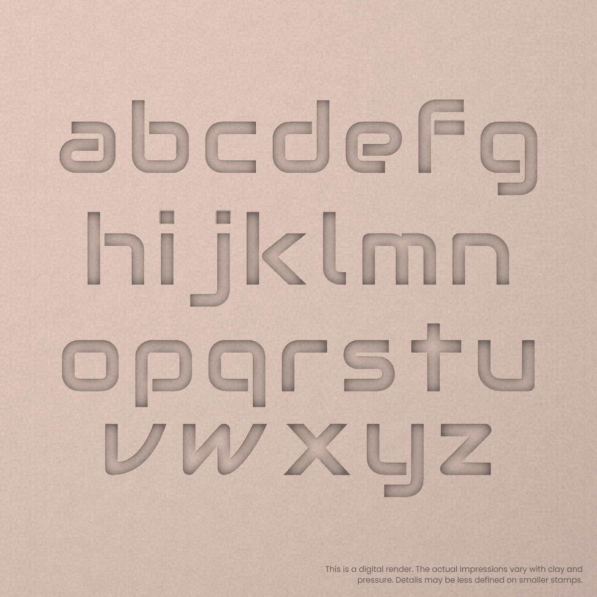 Audiowide | Font Rail Stamp Sets | Letters, Numbers, and Symbols - Ceramind® Tools