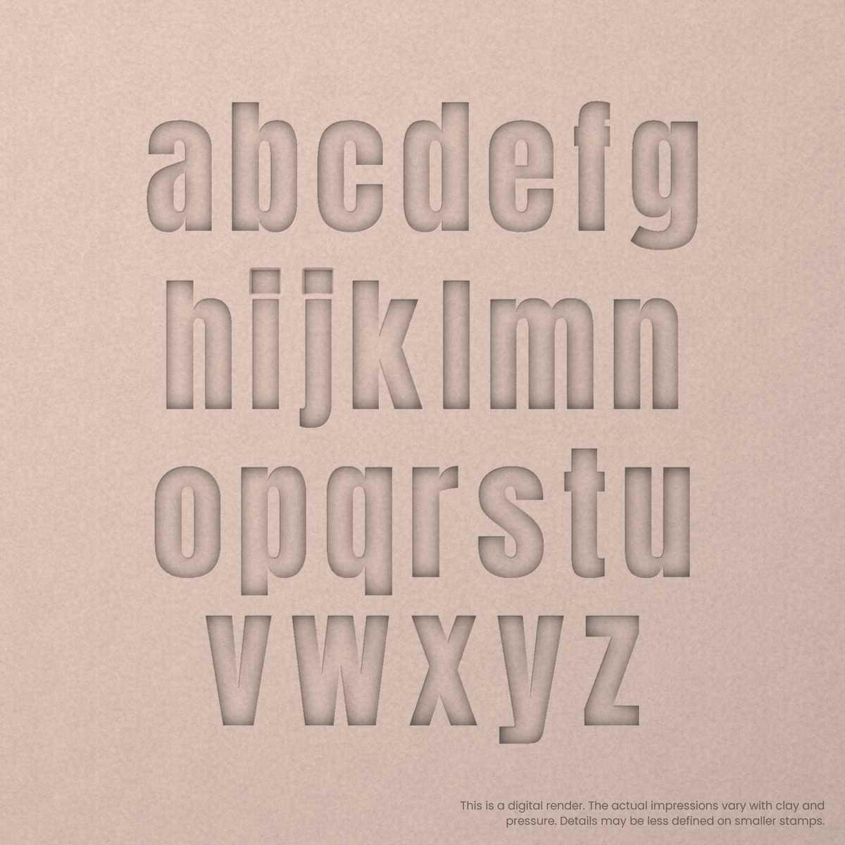 Anton Regular | Font Rail Stamp Sets | Letters, Numbers, and Symbols - Ceramind® Tools