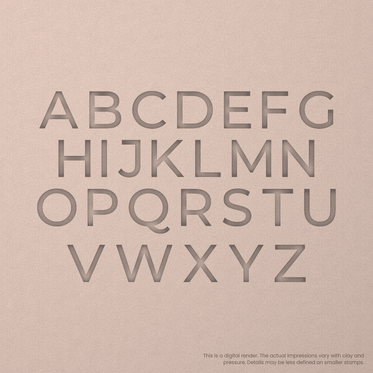 Montserrat | Font Rail Stamp Sets | Letters, Numbers, and Symbols - Ceramind® Tools