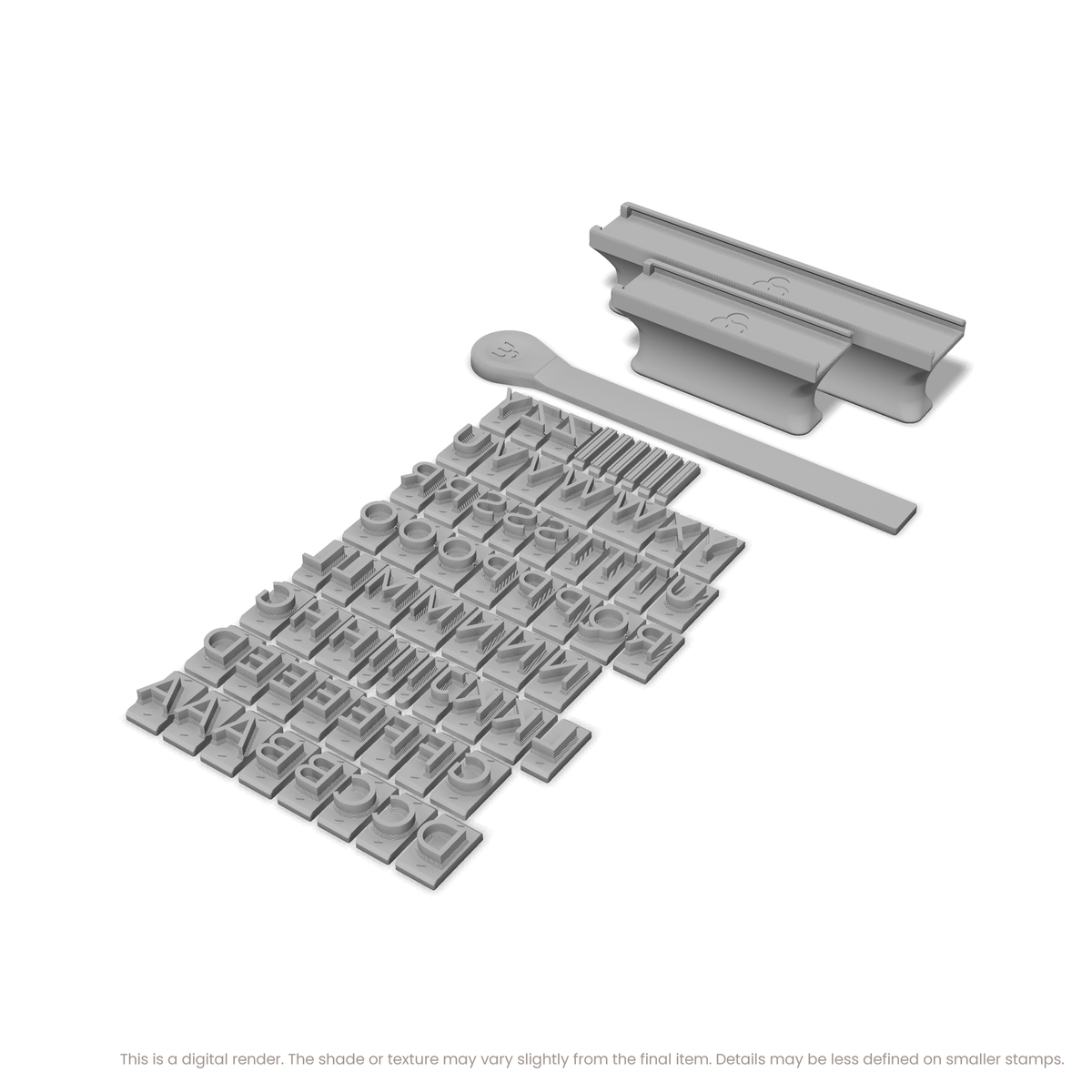 Montserrat | Font Rail Stamp Sets | Letters, Numbers, and Symbols - Ceramind® Tools