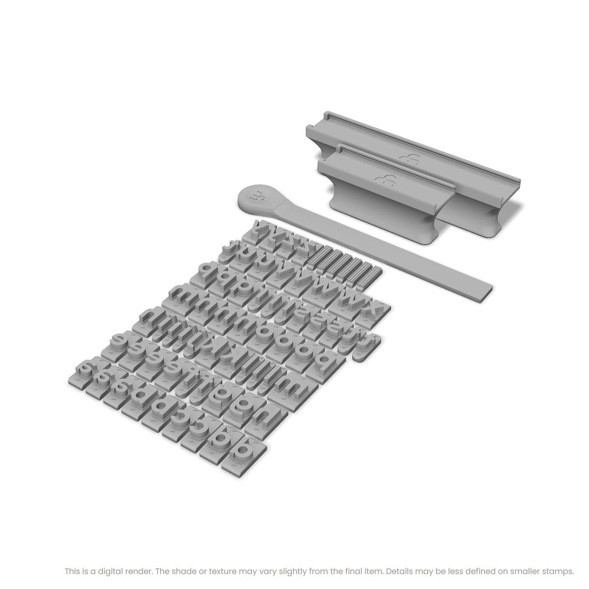 Montserrat | Font Rail Stamp Sets | Letters, Numbers, and Symbols - Ceramind® Tools