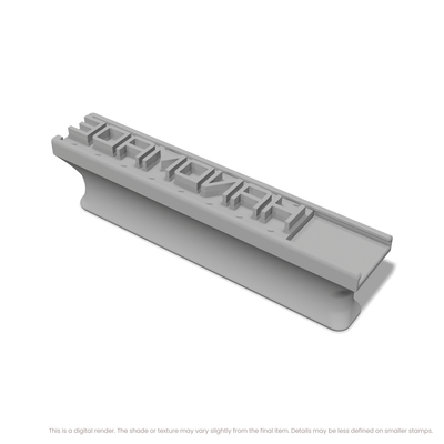 Orbitron | Font Rail Stamp Sets | Letters, Numbers, and Symbols - Ceramind® Tools