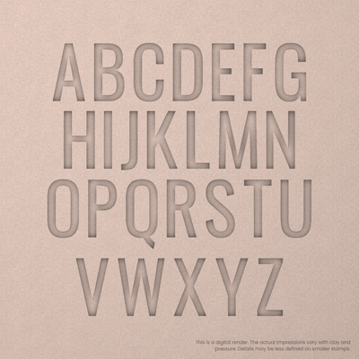 Oswald | Font Rail Stamp Sets | Letters, Numbers, and Symbols - Ceramind® Tools