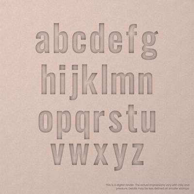 Oswald | Font Rail Stamp Sets | Letters, Numbers, and Symbols - Ceramind® Tools