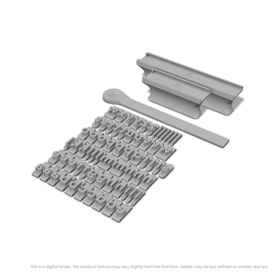 Plus Jakarta Sans | Font Rail Stamp Sets | Letters, Numbers, and Symbols - Ceramind® Tools