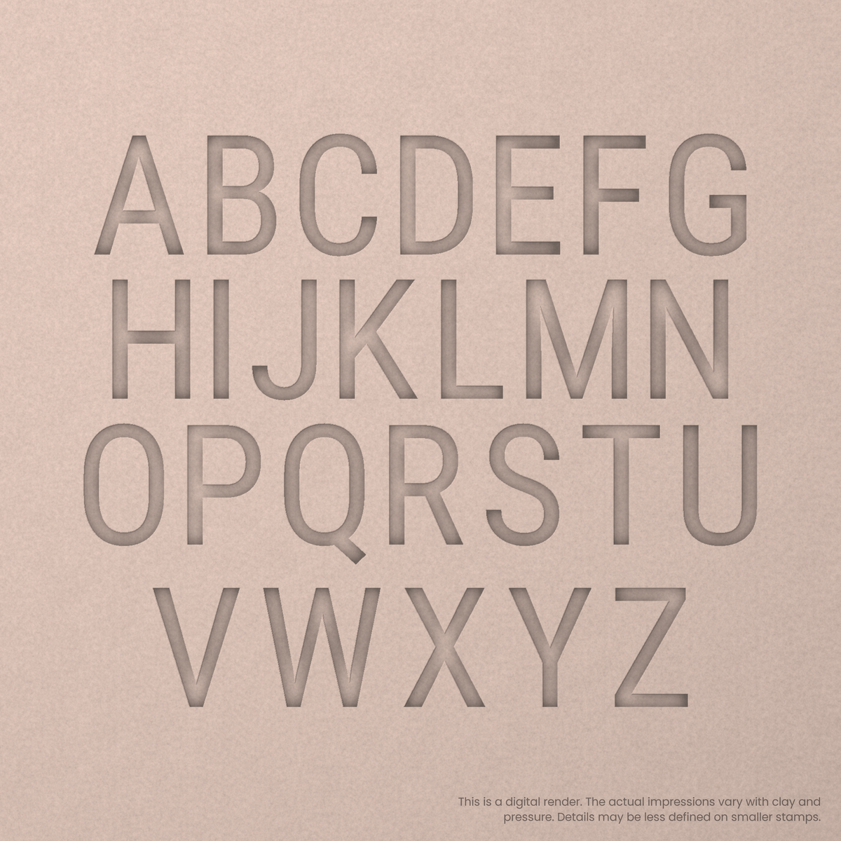 Roboto Condensed | Font Rail Stamp Sets | Letters, Numbers, and Symbols - Ceramind® Tools