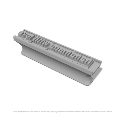 Roboto Condensed | Font Rail Stamp Sets | Letters, Numbers, and Symbols - Ceramind® Tools