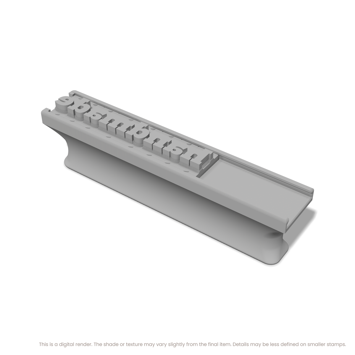 Rokkitt | Font Rail Stamp Sets | Letters, Numbers, and Symbols - Ceramind® Tools