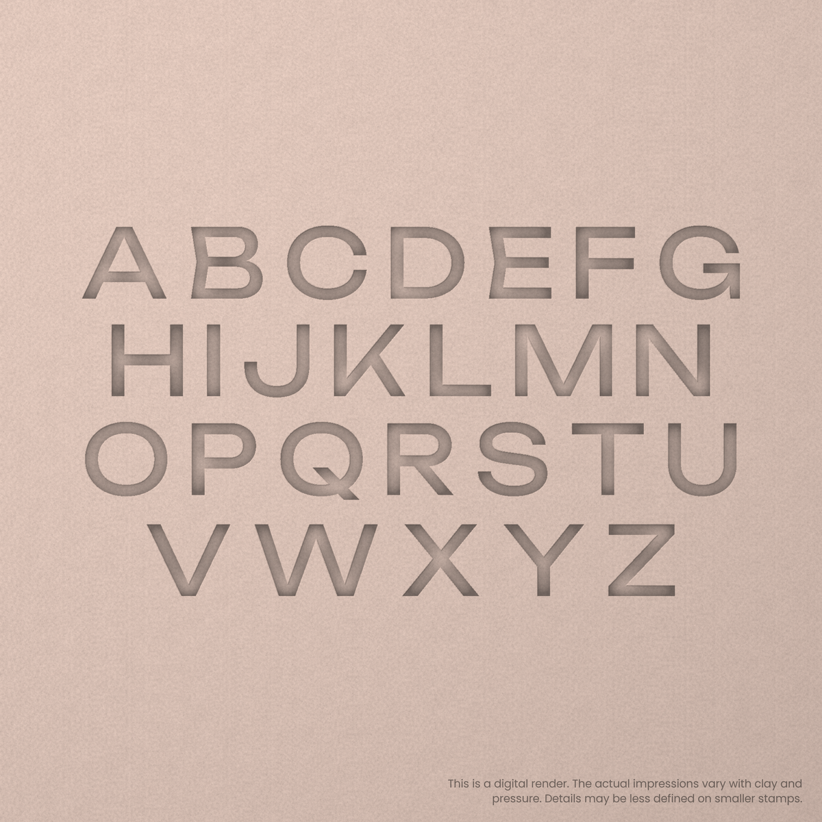 Unbounded | Font Rail Stamp Sets | Letters, Numbers, and Symbols - Ceramind® Tools