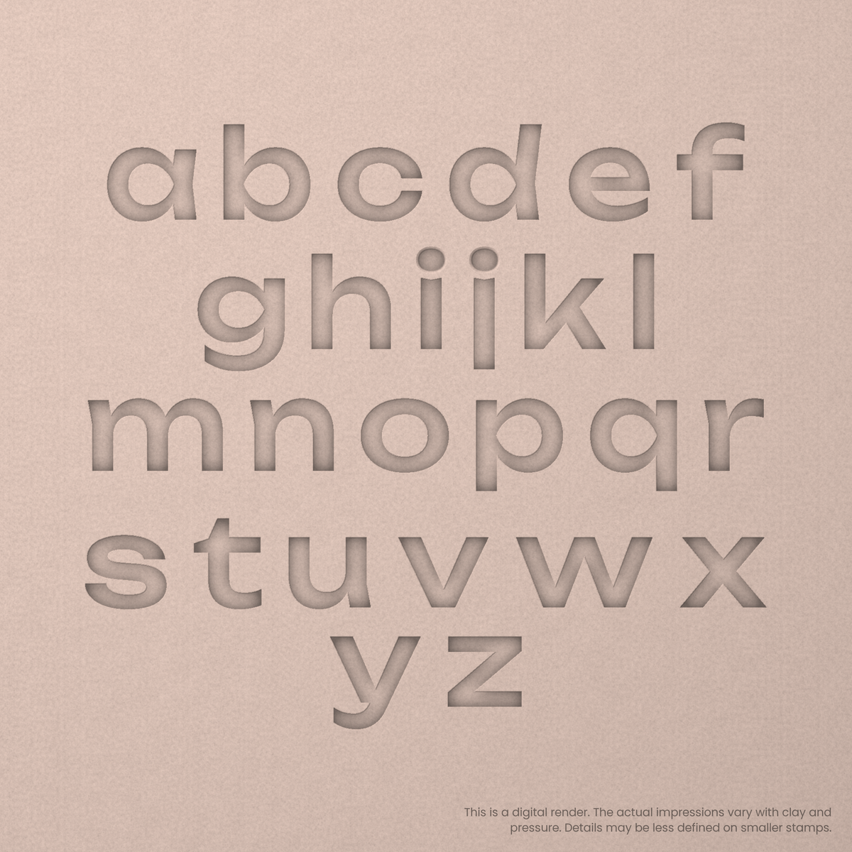 Unbounded | Font Rail Stamp Sets | Letters, Numbers, and Symbols - Ceramind® Tools
