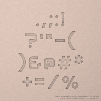 Audiowide | Font Rail Stamp Sets | Letters, Numbers, and Symbols - Ceramind® Tools