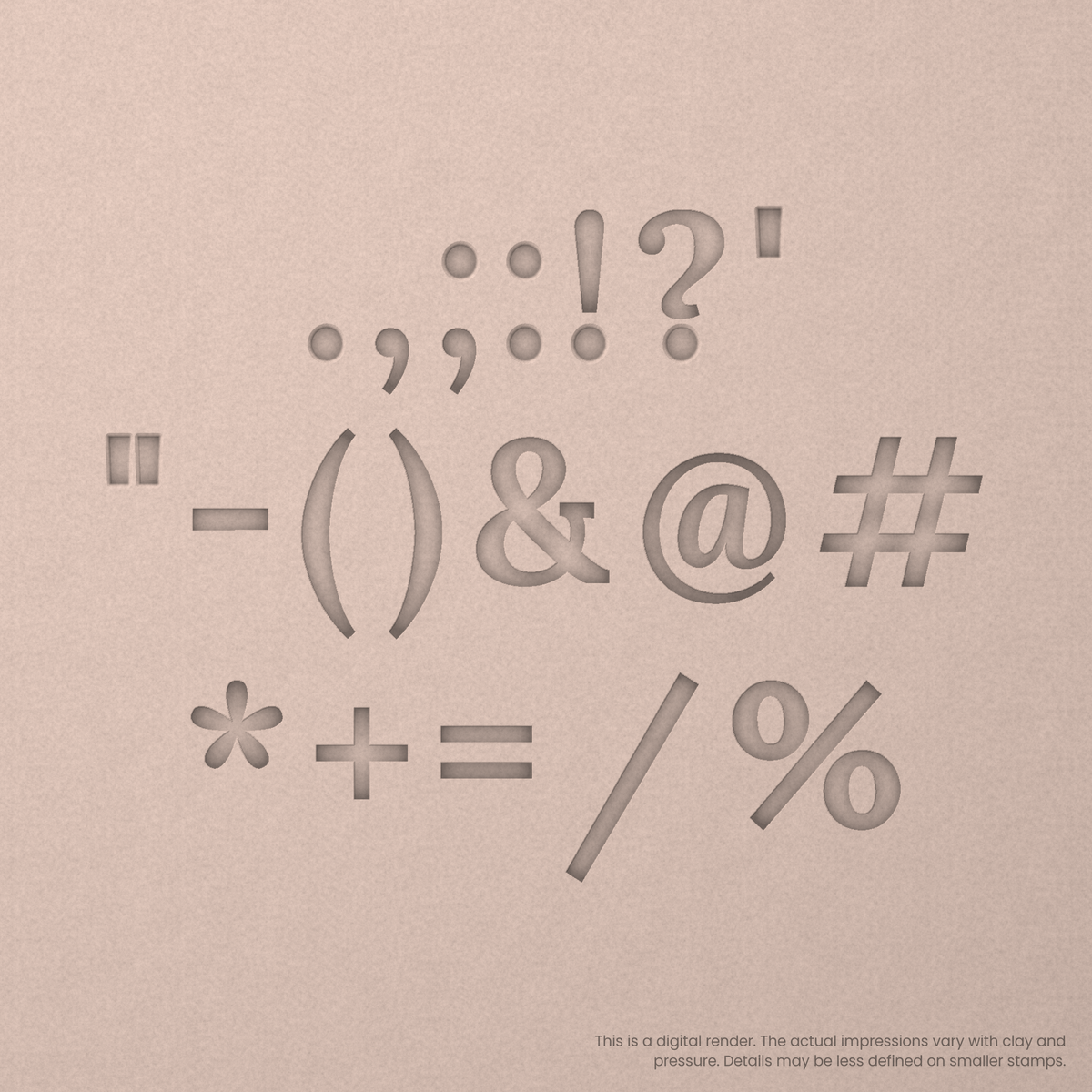 Lora | Font Rail Stamp Sets | Letters, Numbers, and Symbols - Ceramind® Tools