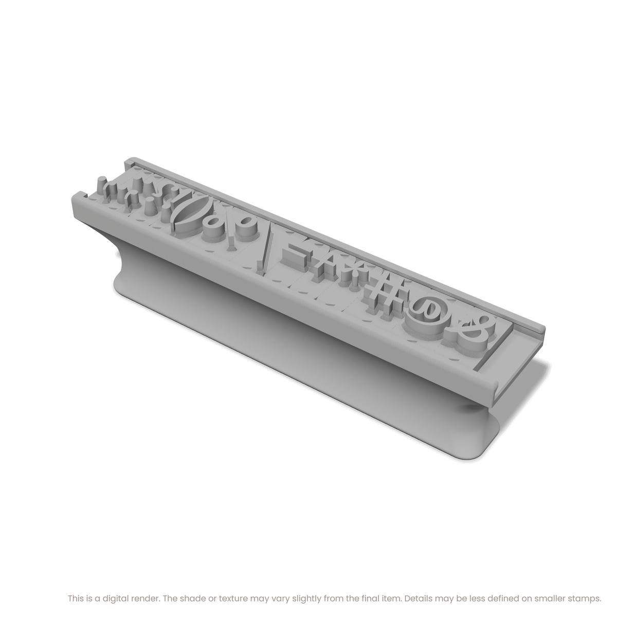 Lora | Font Rail Stamp Sets | Letters, Numbers, and Symbols - Ceramind® Tools