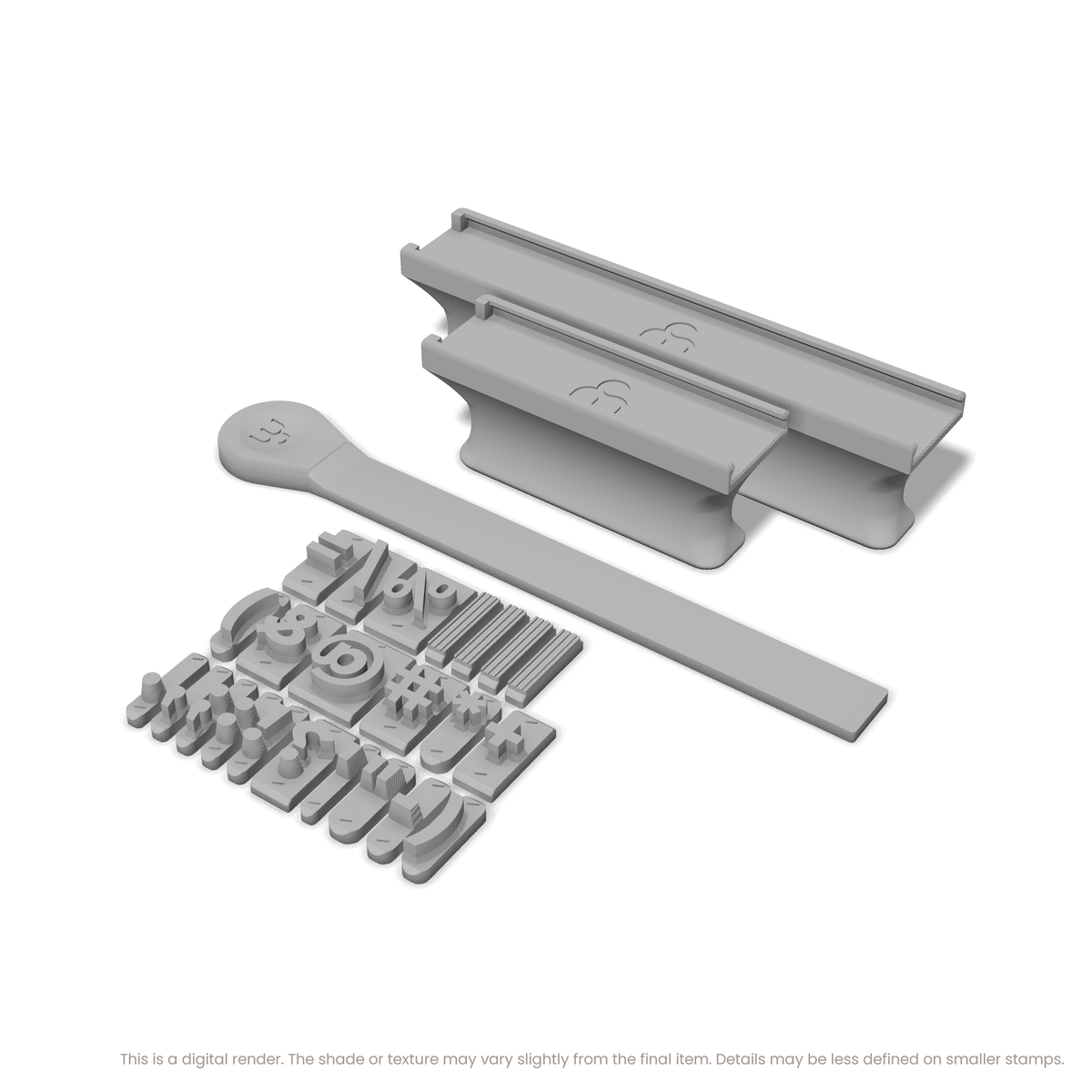 Montserrat | Font Rail Stamp Sets | Letters, Numbers, and Symbols - Ceramind® Tools