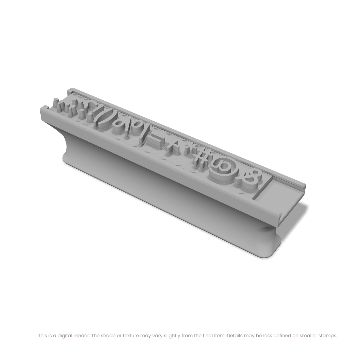 Nunito | Font Rail Stamp Sets | Letters, Numbers, and Symbols - Ceramind® Tools