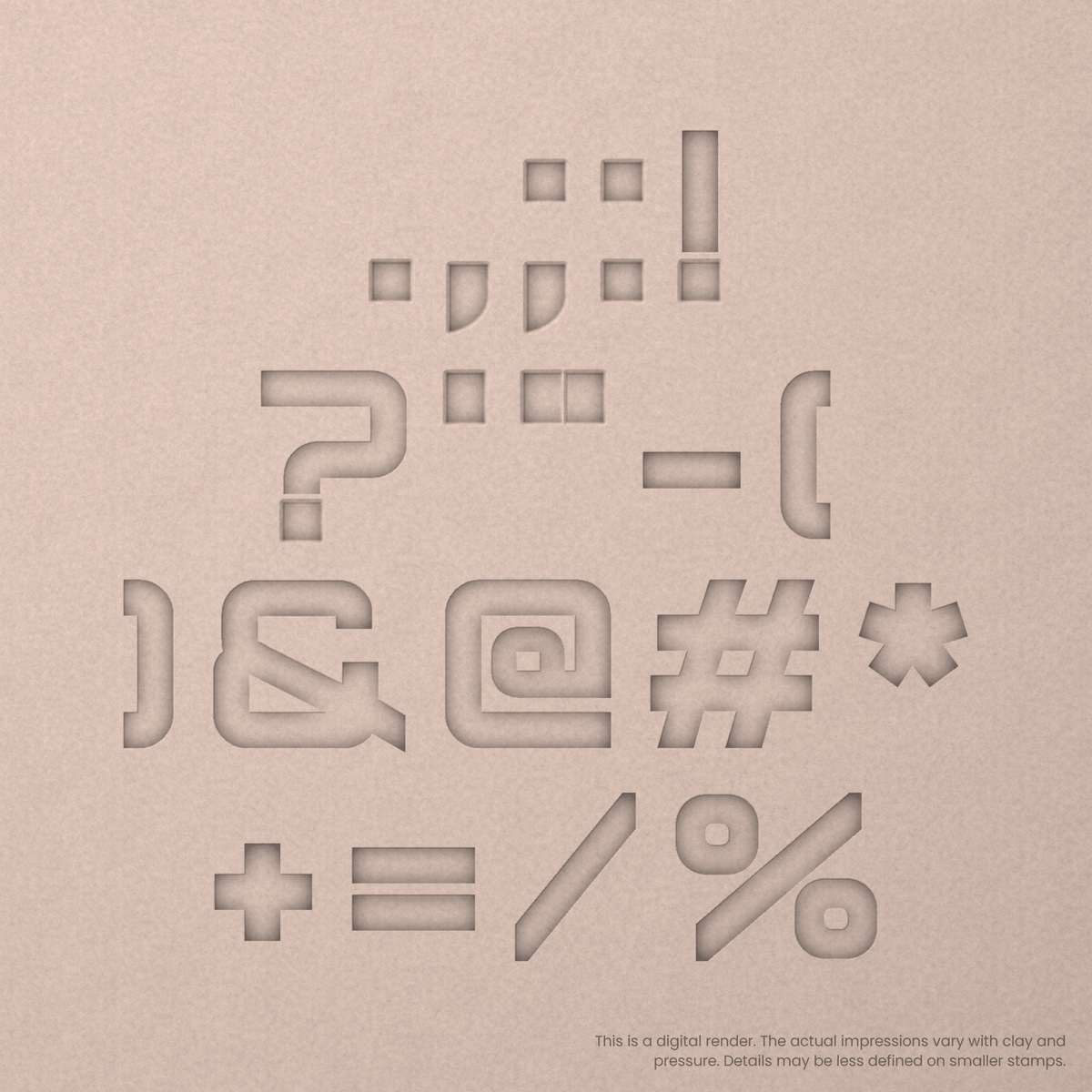 Orbitron | Font Rail Stamp Sets | Letters, Numbers, and Symbols - Ceramind® Tools