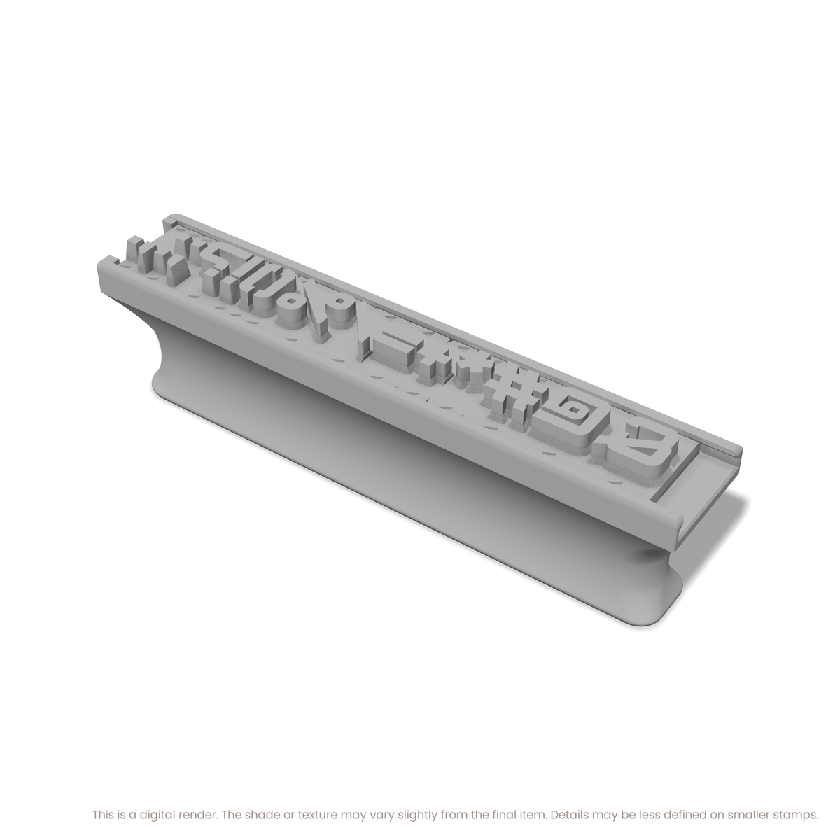 Orbitron | Font Rail Stamp Sets | Letters, Numbers, and Symbols - Ceramind® Tools