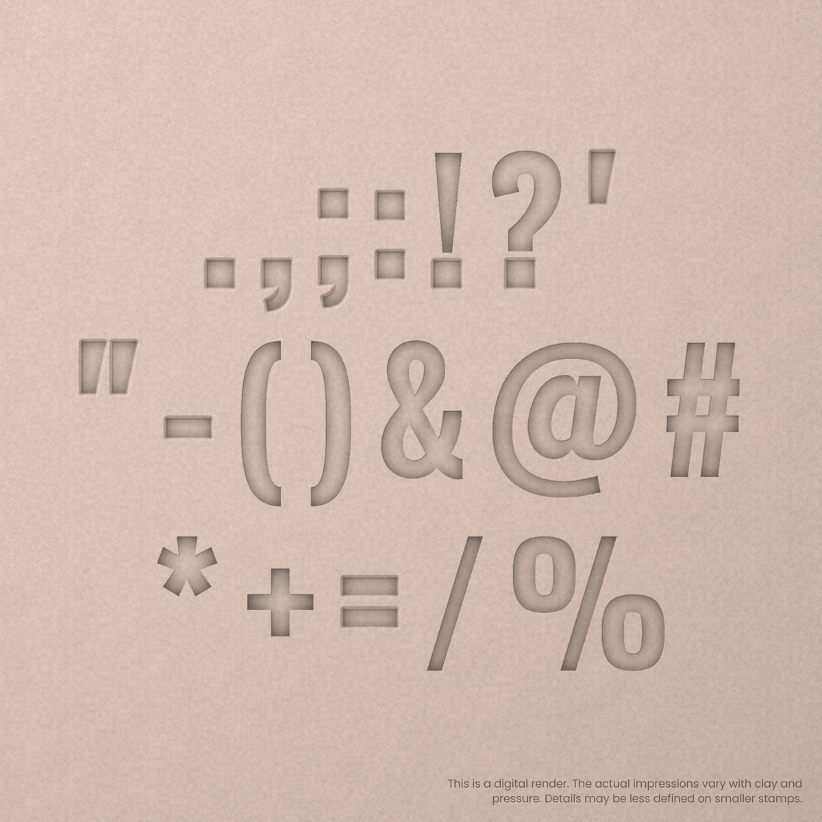 Oswald | Font Rail Stamp Sets | Letters, Numbers, and Symbols - Ceramind® Tools