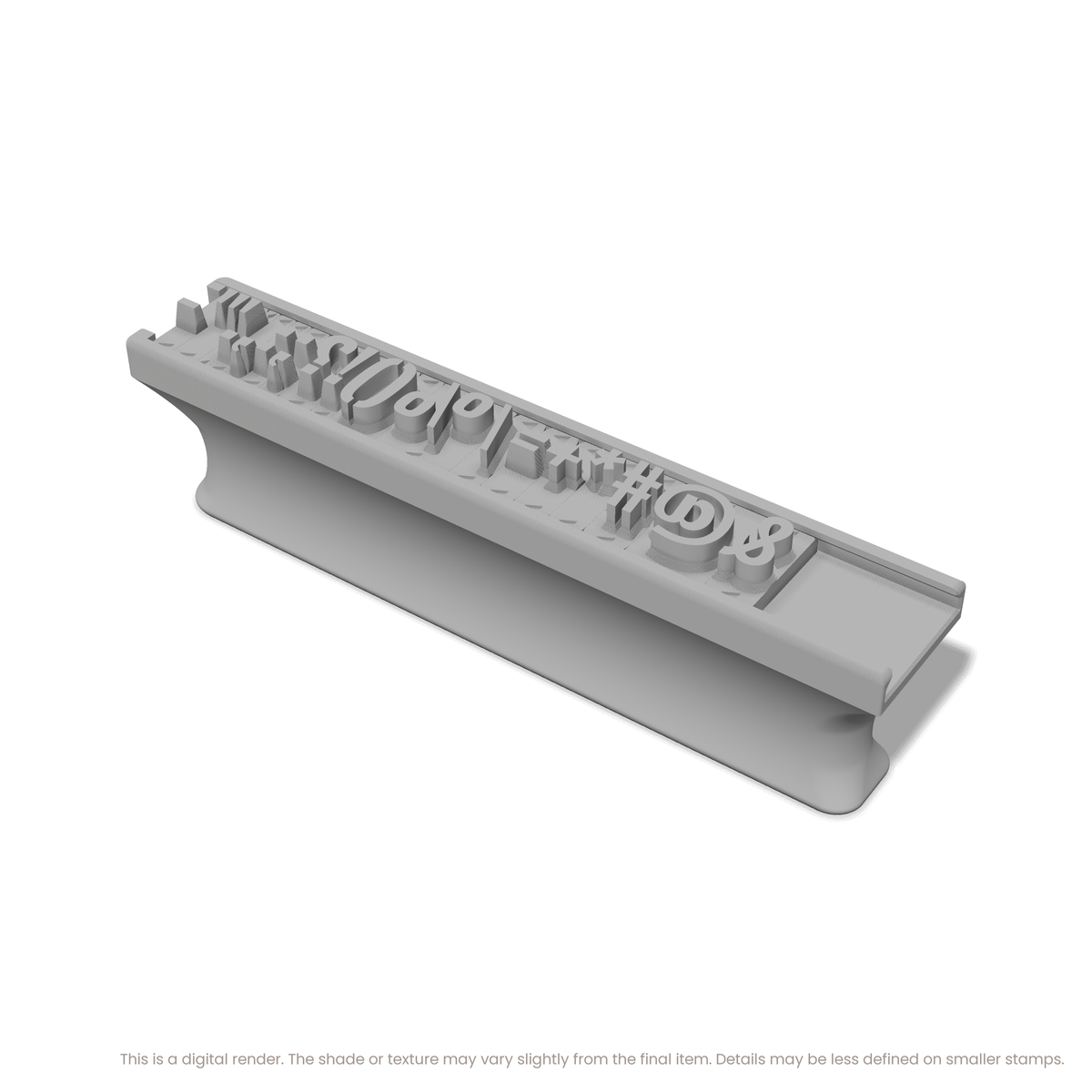 Oswald | Font Rail Stamp Sets | Letters, Numbers, and Symbols - Ceramind® Tools