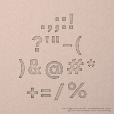 Plus Jakarta Sans | Font Rail Stamp Sets | Letters, Numbers, and Symbols - Ceramind® Tools