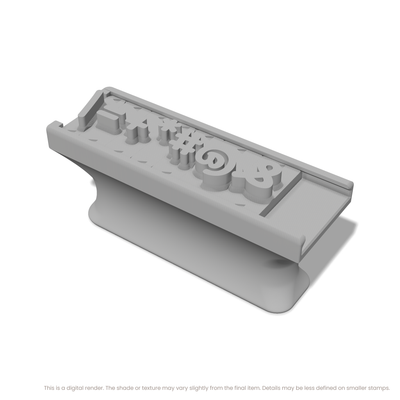Playpen Sans | Font Rail Stamp Sets | Letters, Numbers, and Symbols - Ceramind® Tools