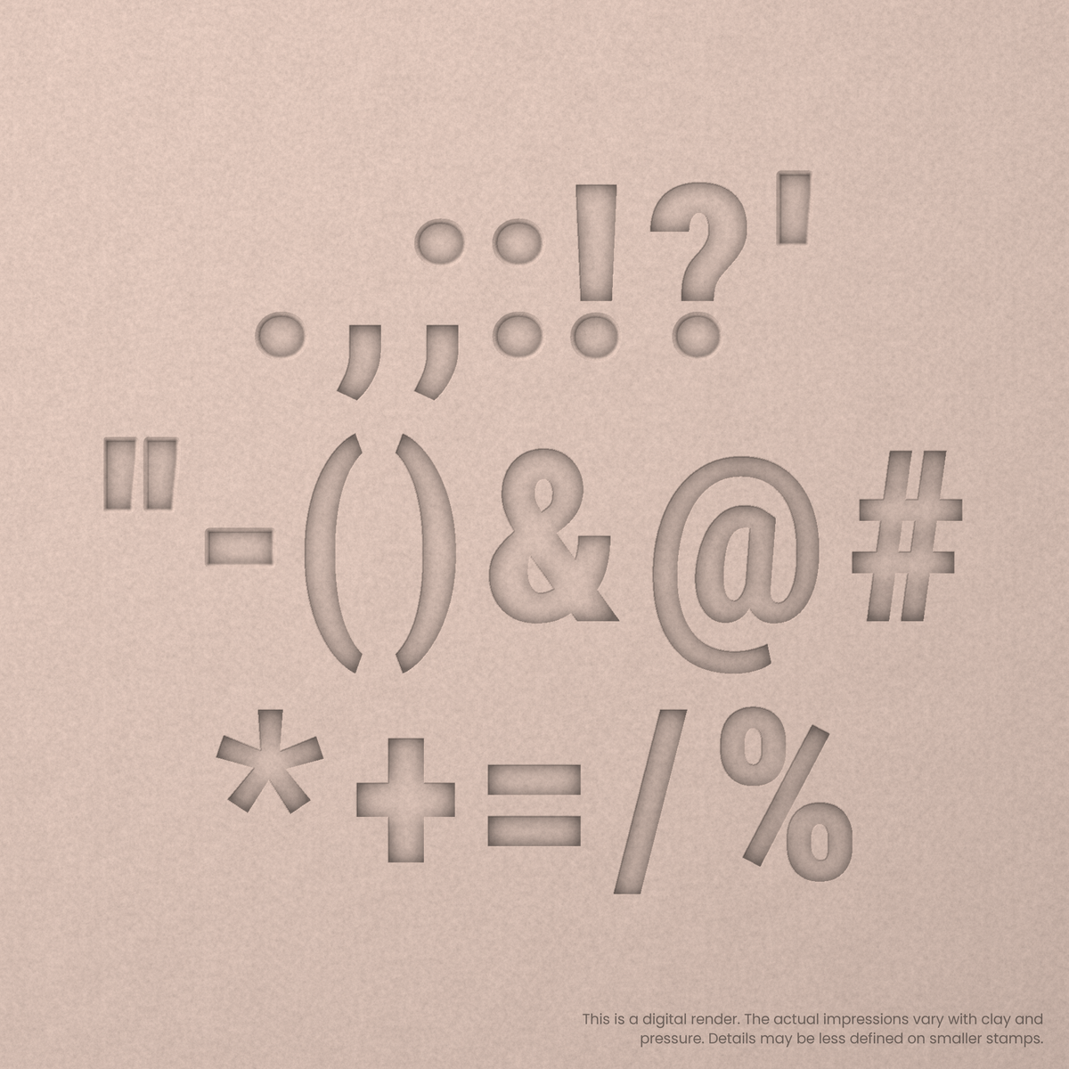 Roboto Condensed | Font Rail Stamp Sets | Letters, Numbers, and Symbols - Ceramind® Tools
