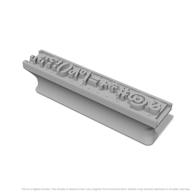 Sora | Font Rail Stamp Sets | Letters, Numbers, and Symbols - Ceramind® Tools
