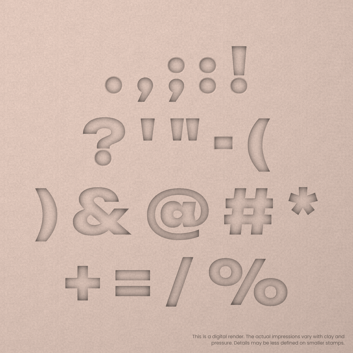 Unbounded | Font Rail Stamp Sets | Letters, Numbers, and Symbols - Ceramind® Tools