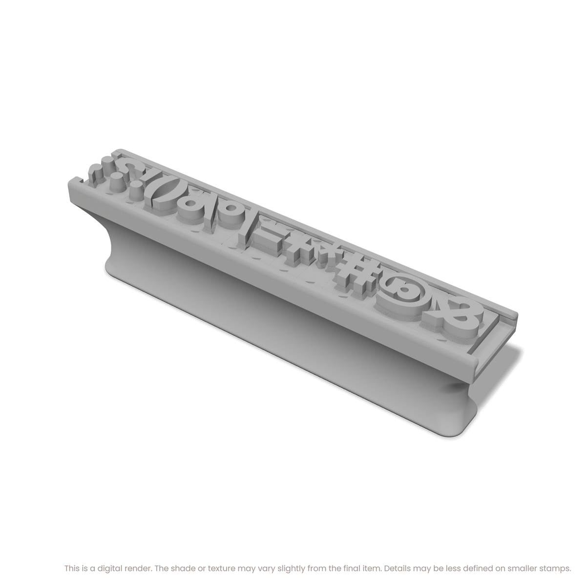 Unbounded | Font Rail Stamp Sets | Letters, Numbers, and Symbols - Ceramind® Tools