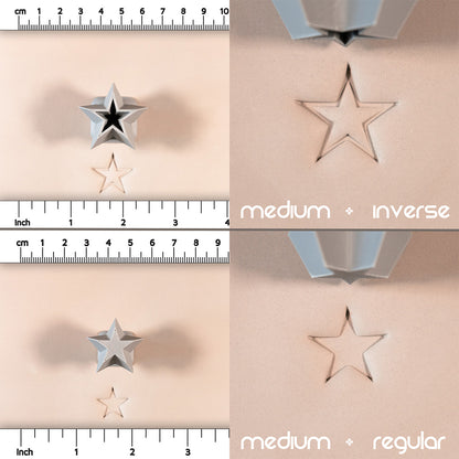 Star Stamps - Five-Sided Stars