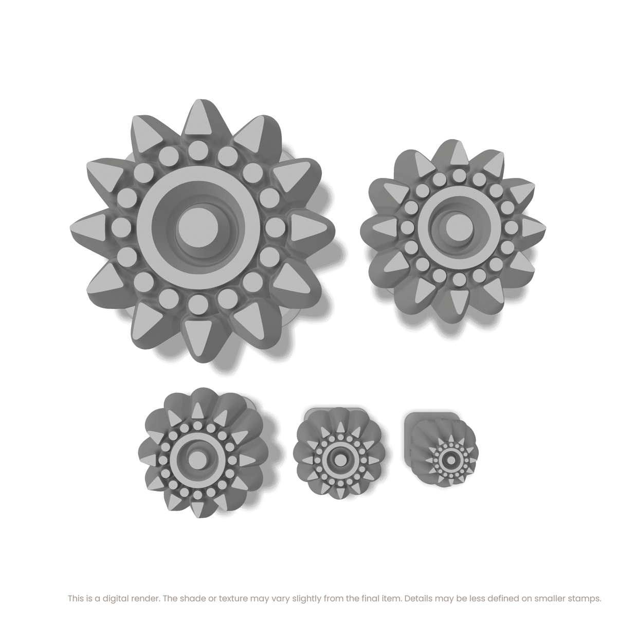 Boho Folk Sunburst Stamps - Ceramind® Tools
