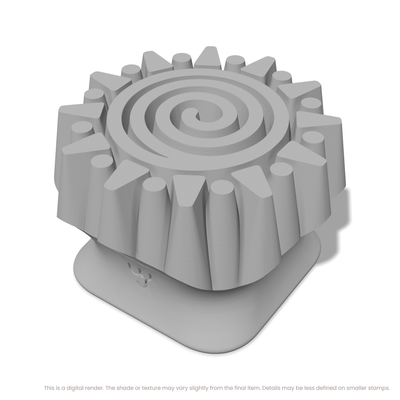 Boho Spiral Sunburst Stamps - Ceramind® Tools