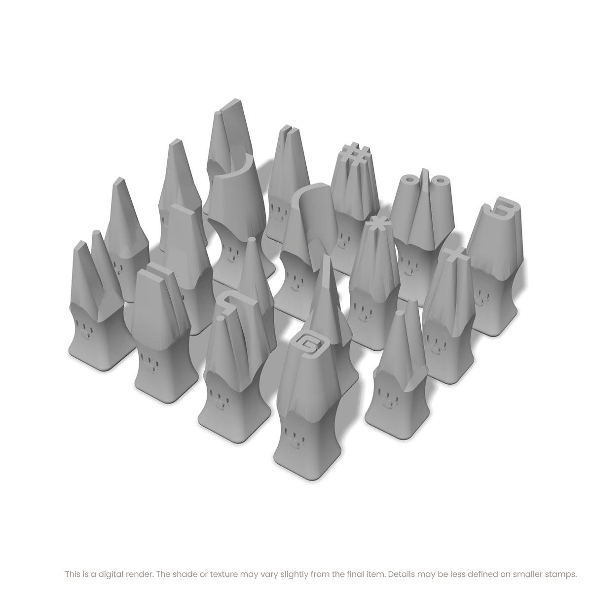 Audiowide | Symbol Stamp Sets - Ceramind® Tools