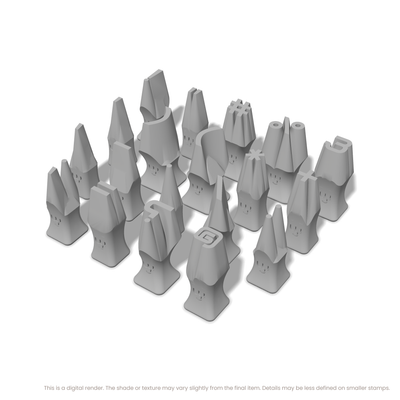 Audiowide | Symbol Stamp Sets - Ceramind® Tools
