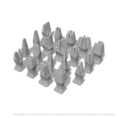 Audiowide | Symbol Stamp Sets - Ceramind® Tools