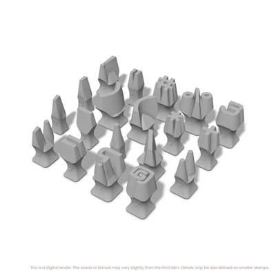 Audiowide | Symbol Stamp Sets - Ceramind® Tools