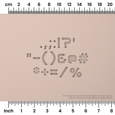 Audiowide | Symbol Stamp Sets - Ceramind® Tools