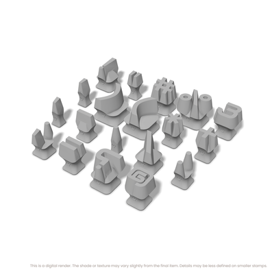 Audiowide | Symbol Stamp Sets - Ceramind® Tools