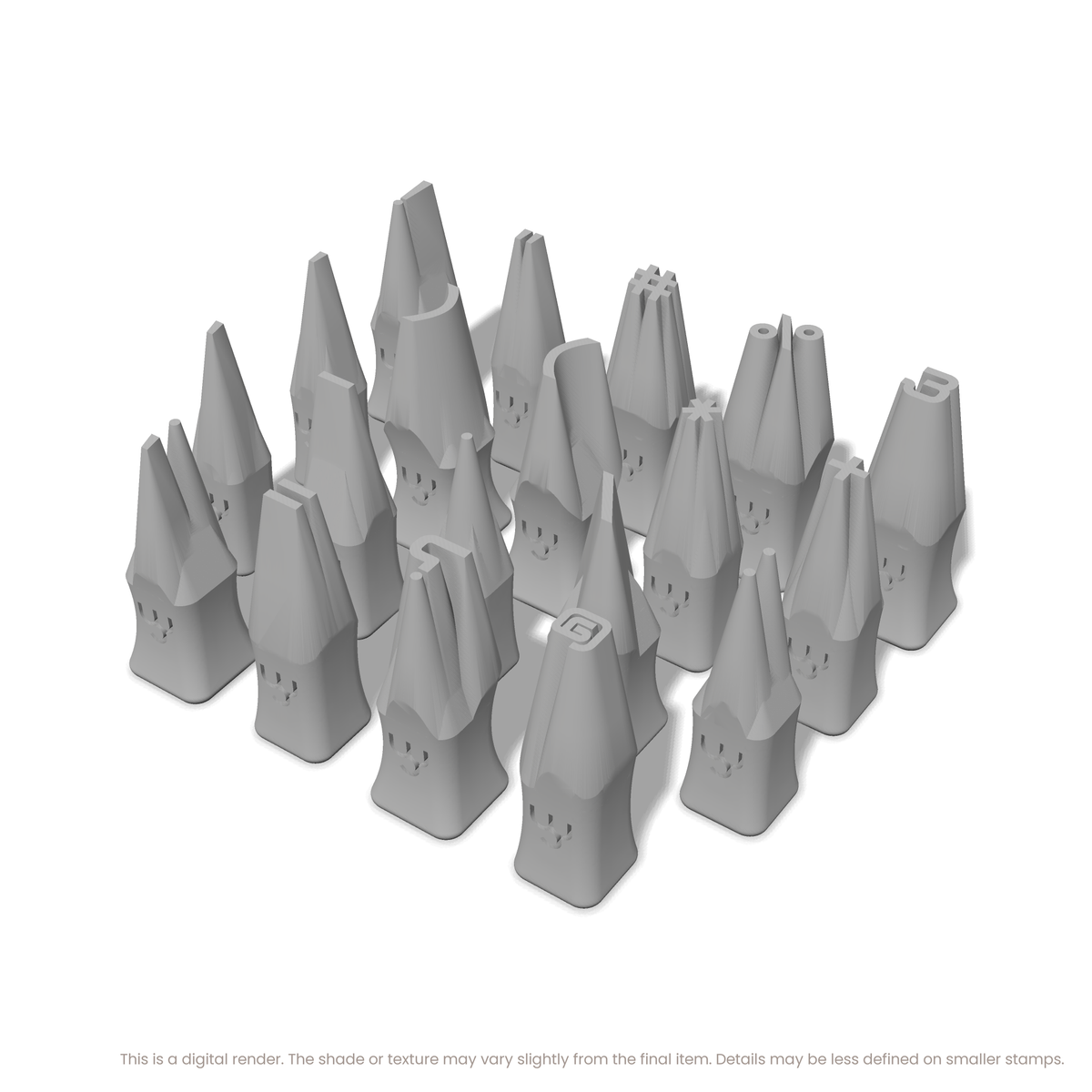 Audiowide | Symbol Stamp Sets - Ceramind® Tools