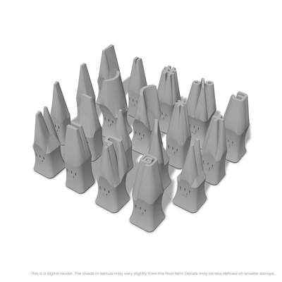 Audiowide | Symbol Stamp Sets - Ceramind® Tools