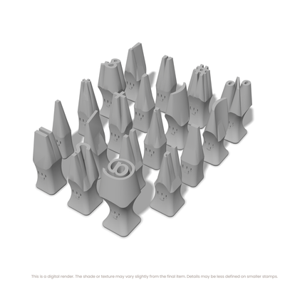 Arial Bold | Symbol Stamp Sets - Ceramind® Tools