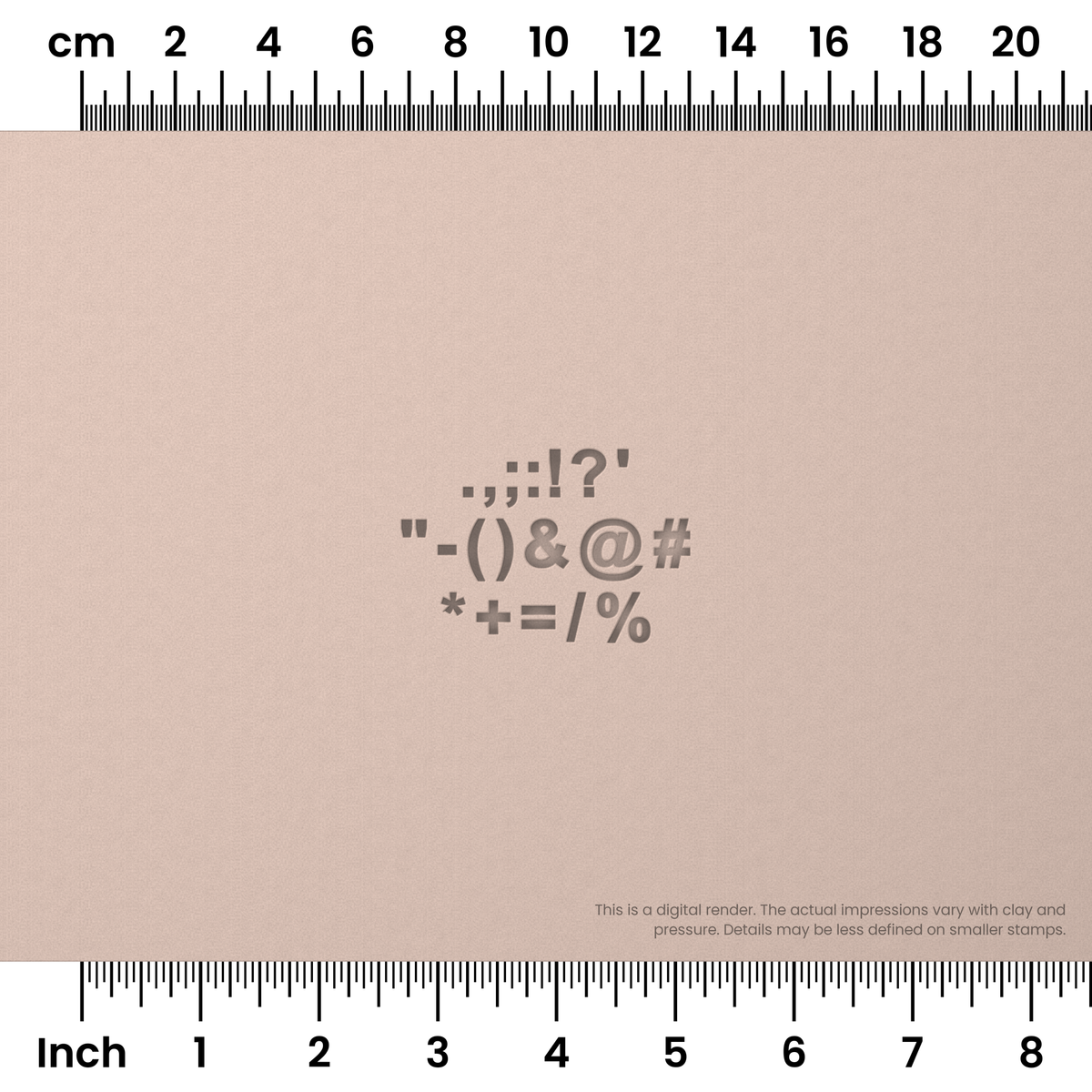 Arial Bold | Symbol Stamp Sets - Ceramind® Tools