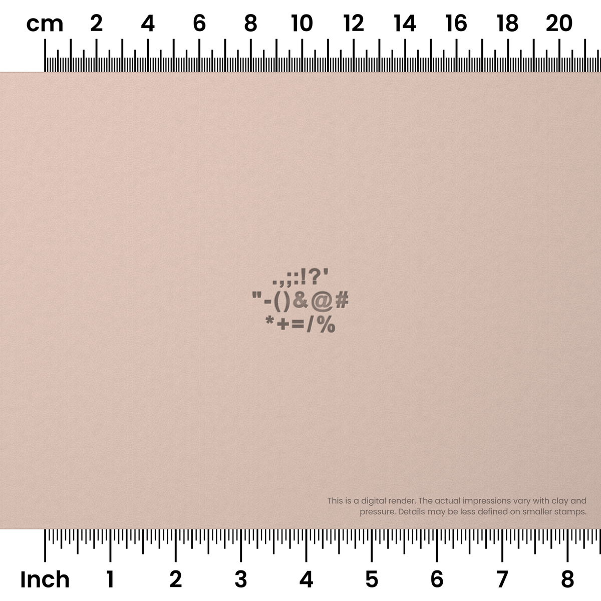 Arial Bold | Symbol Stamp Sets - Ceramind® Tools