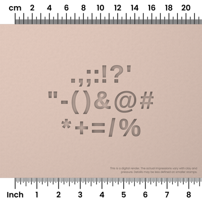 Arimo | Symbol Stamp Sets - Ceramind® Tools