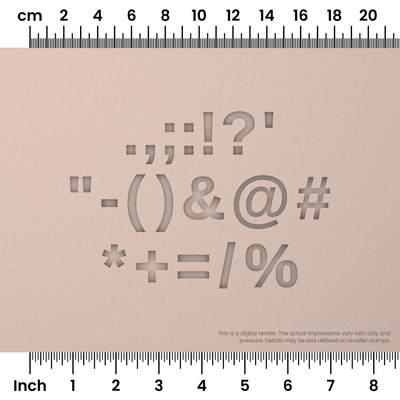 Arimo | Symbol Stamp Sets - Ceramind® Tools
