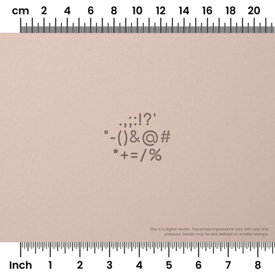 Comfortaa | Symbol Stamp Sets - Ceramind® Tools